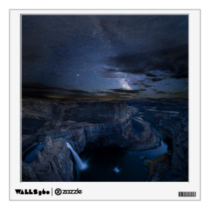 Palouse Falls Park & Milky Way   Washington State Wall Decal