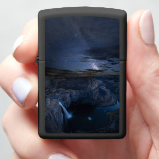 Palouse Falls Park & Milky Way | Washington State Zippo Lighter