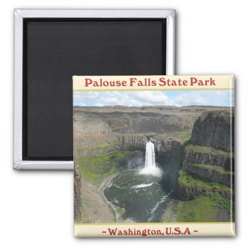 PALOUSE FALLS STATE PARK WATERFALLS OF WASHINGTON MAGNET