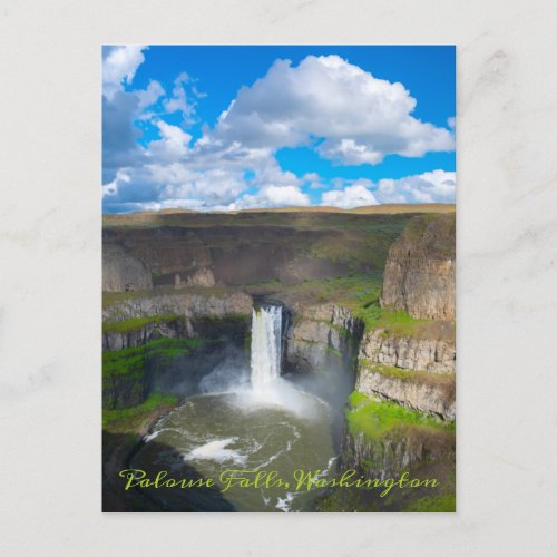 Palouse Falls Washington State Postcard