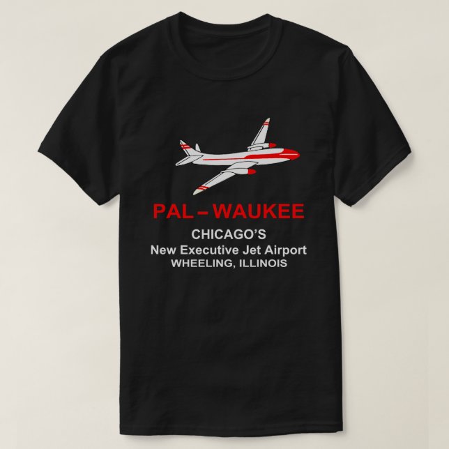 Palwaukee Airport, Wheeling, Illinois T-Shirt (Design Front)