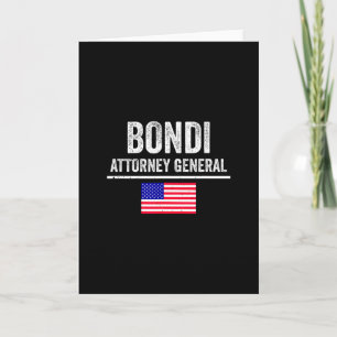 Pam Bondi Attorney General Of President Trump Pick Card