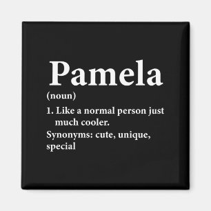 Pamela Name Definition Funny D Magnet