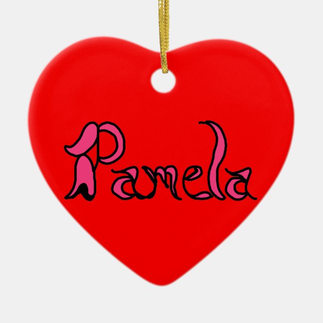 Pamela Ornament (Front)
