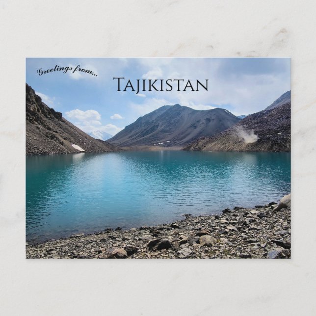 Pamir Mountains in Tajikistan Postcard (Front)