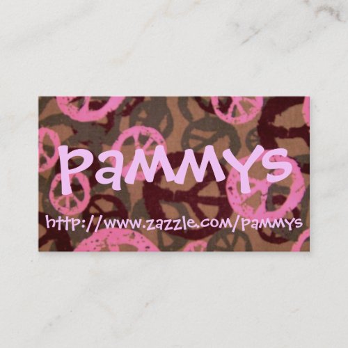 pammys, http://www.zazzle.com/pammys business cards