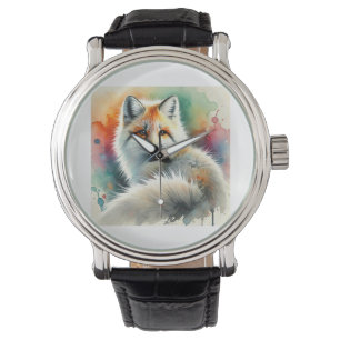 Pampas fox 091024AREF135 - Watercolor Watch