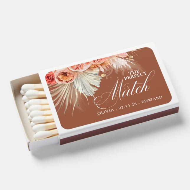 Pampas Grass and Rust Flowers The Perfect Match (Front Open)