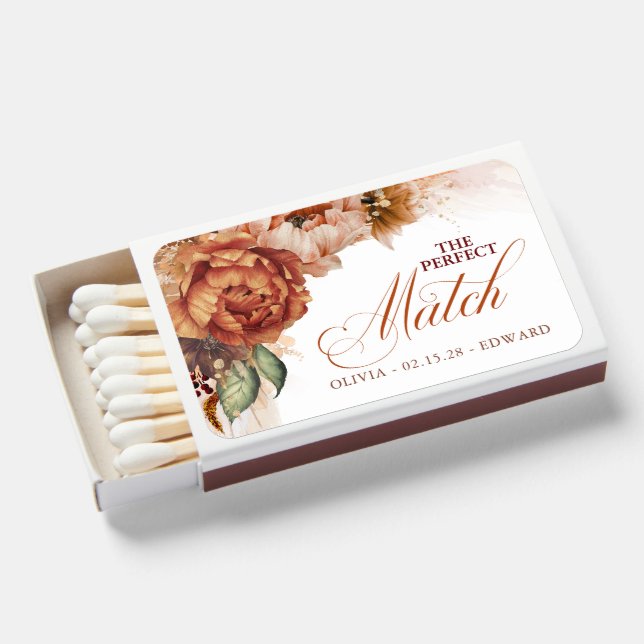 Pampas Grass and Rust Flowers The Perfect Match (Front Open)