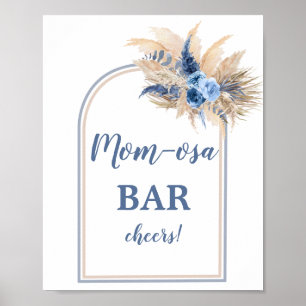 Pampas Grass Arch Momosa Bar Boy sign