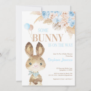 Pampas Grass Bohemian Tropical Desert Baby Shower Invitation