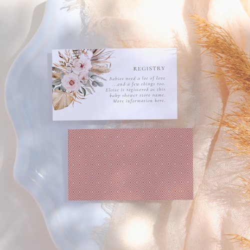 Pampas Grass Boho Bohemian Desert Girl Baby Shower