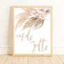 Pampas grass boho desert cards and gifts sign