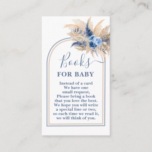 Pampas Grass Boy Books for Baby Card