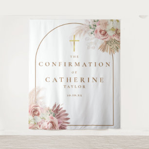 Pampas Grass Confirmation Photo Backdrop