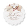 Pampas Grass Floral Boho Exotic Thank You Favor Tags