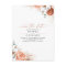 Pampas Grass Floral Terracotta Save the Date