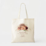 Pampas Grass Floral Terracotta Wedding Tote Bag<br><div class="desc">Pampas grass floral terracotta wedding bags</div>