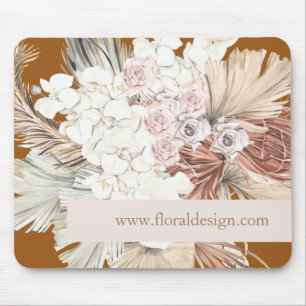 Pampas Grass Floral Tropical Jungle Mouse Pad