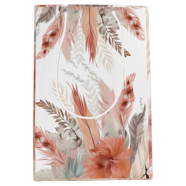  Pampas grass Medium Gift Bag (Front)