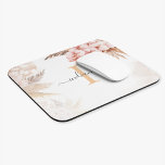 Pampas Grass Monogram Initial Name Script Mouse Pad<br><div class="desc">Create your very own custom and personalized Pampas Grass Terracotta laptop sleeve easily by simply clicking the "Personalize" button above. Use the "Customize it" button to further re-arrange and format the style and placement of text. Could easily be repurpose for other special events like anniversaries, baby shower, birthday party, new...</div>