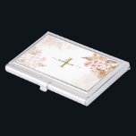 Pampas Grass Monogram Name Terracotta Pink Floral Business Card Case<br><div class="desc">Create your very own custom and personalized Pampas Grass Terracotta Business Card Case easily by simply clicking the "Personalize" button above. 

Use the "Customize it" button to further re-arrange and format the style and placement of text.</div>