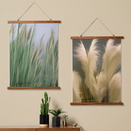  Pampas Grass Photo Realistic Hanging Tapestry