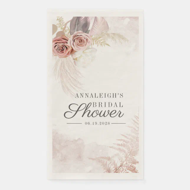 Full-sized Pampas Grass Travel Towel