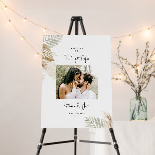 Pampas Photo The Night Before Welcome Sign