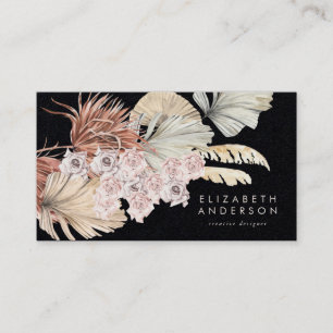 Pampas Stylist Professional Black Onyx Premium Business Card