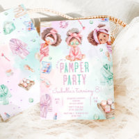 Pamper party African American Spa Birthday party