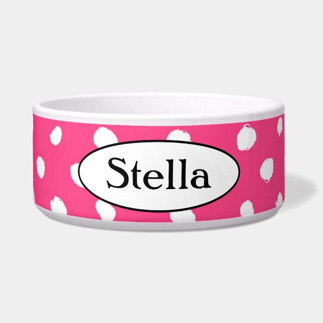 Pamper Pet with a personalized Pet Bowl (Front)