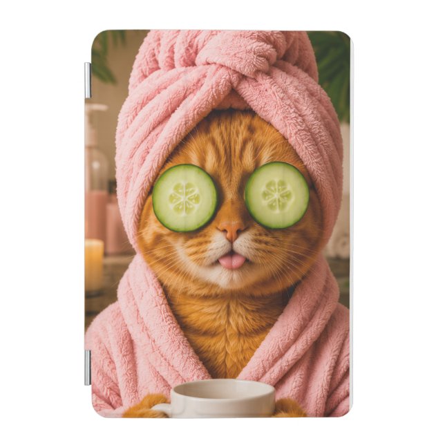 Pampered Cat iPad Case (Front)