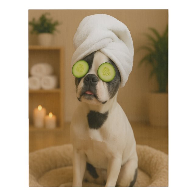 Pampered Pup Spa Wall Art (Front)