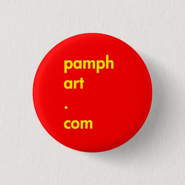 pamphart.com badge #7 pinback button (Front)