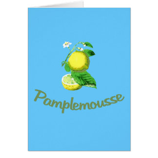 Pamplemousse French for Grapefruit Cards