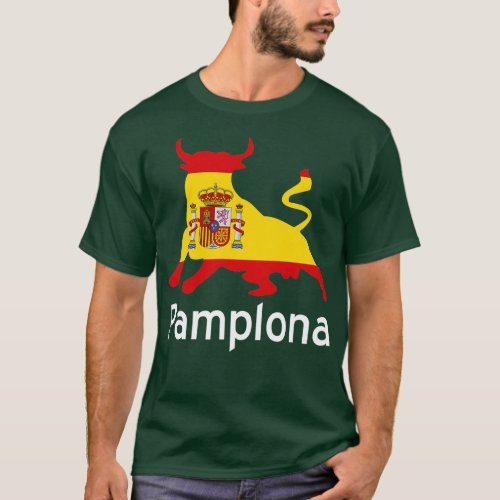 Pamplona Spain Running of the Bulls  T_Shirt