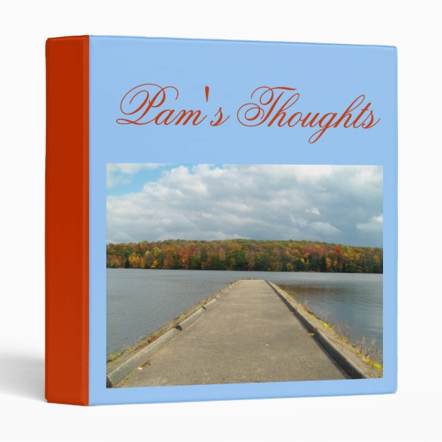 Pam's-Lake/Dock View Design Binder Thoughts (Front/Spine)