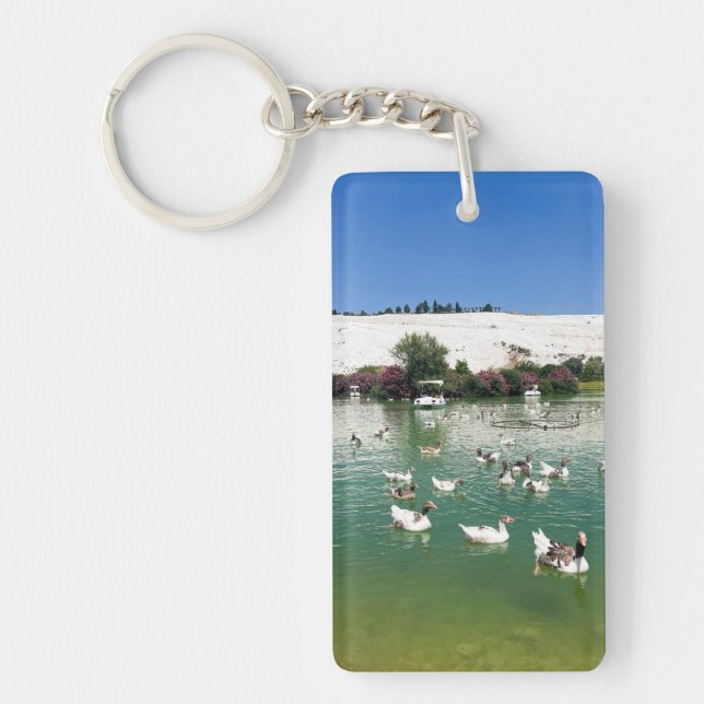 Pamukkale, Turkey Keychain (Front)