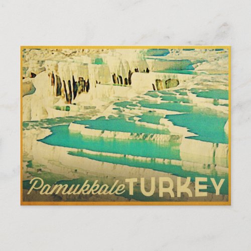 Pamukkale Turkey Postcard