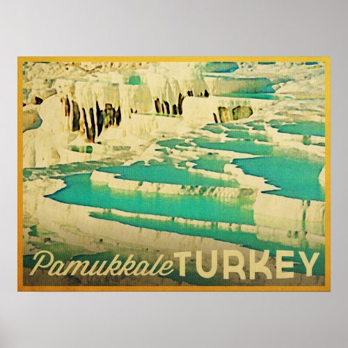 Pamukkale Turkey Poster