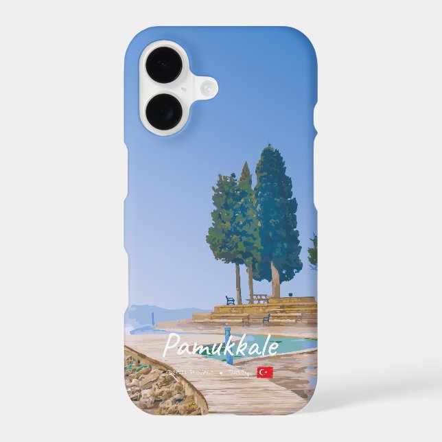Pamukkale, Turkey -  Thermal Pools Case-Mate iPhone Case (Back)
