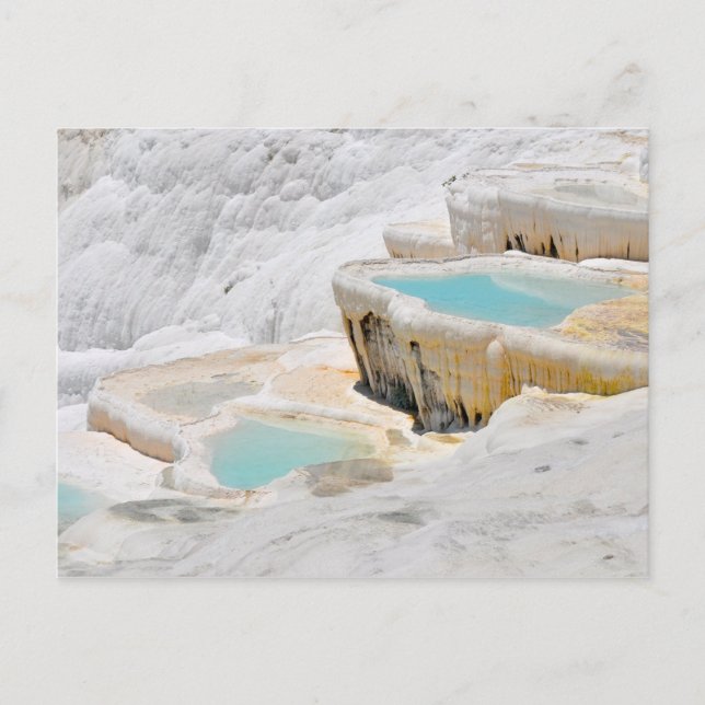 pamukkale turkey tourism travel postcard (Front)