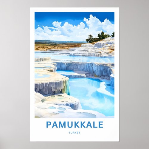 Pamukkale Turkey Travel Print