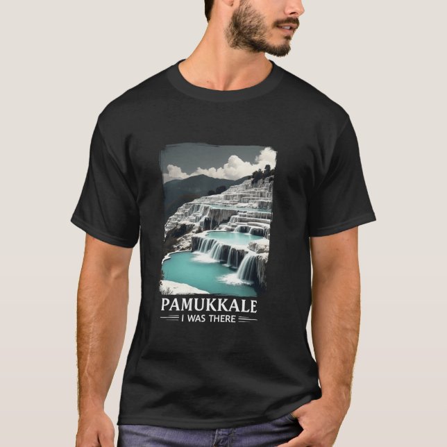 Pamukkale Turkey Travel T Shirt (Front)