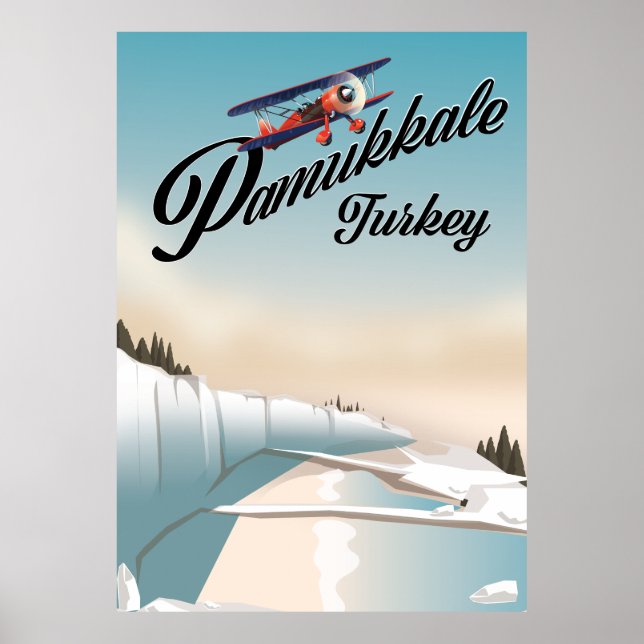 Pamukkale turkey Vacation poster. Poster (Front)