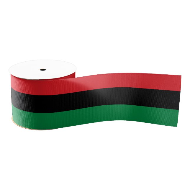 Pan African & Afro-American UNIA Flag Ribbon (Spool)