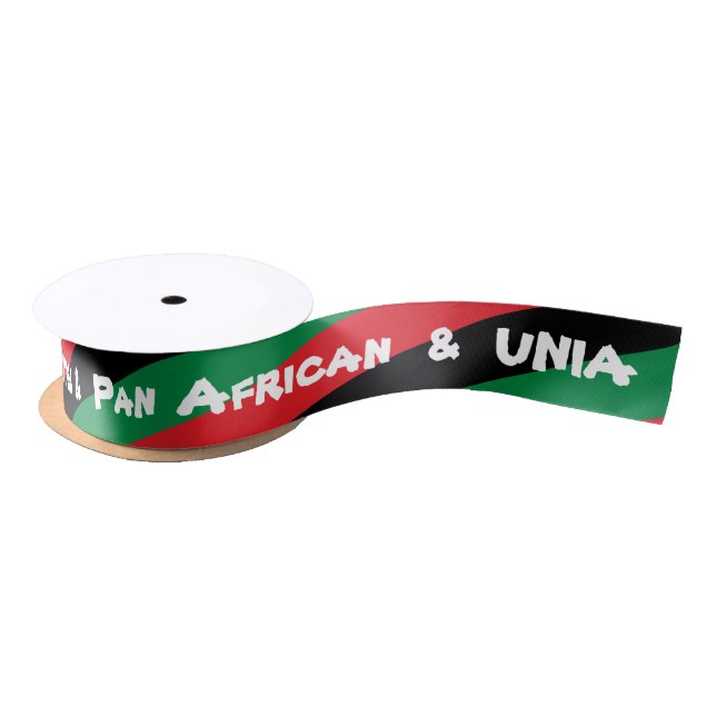 Pan African & Afro-American UNIA Flag Ribbon (Spool)