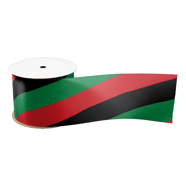 Pan African & Afro-American UNIA Flag Ribbon (Spool)