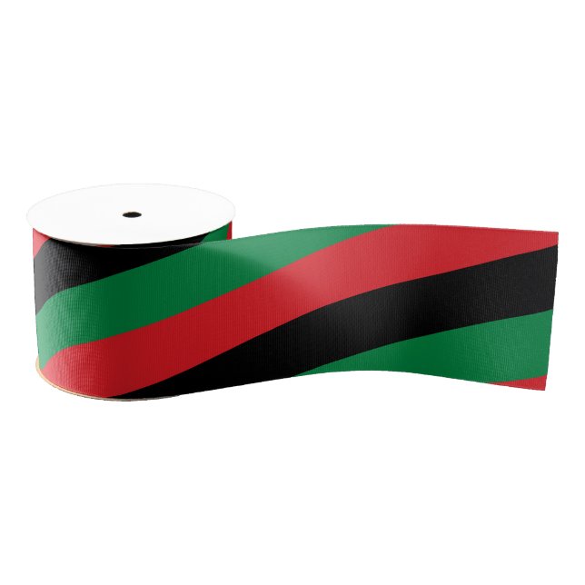 Pan African & Afro-American UNIA Flag Ribbon (Spool)